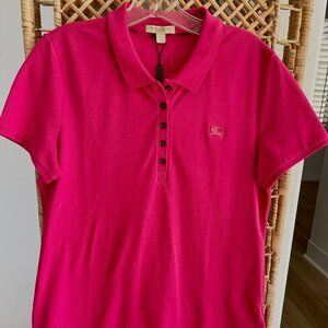 Burberry Brit Hot Pink Polo Shirt